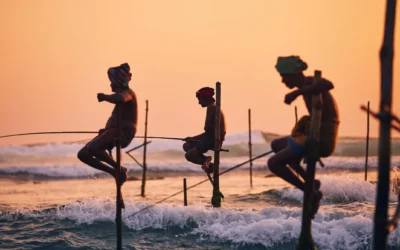 Stilt fisherman